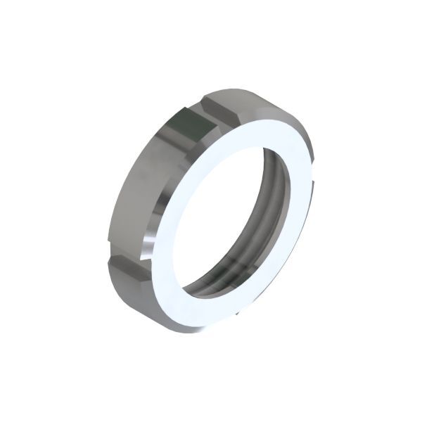 DN15 RD34x1/8 mutter f/union DIN, rustfritt AISI 304
