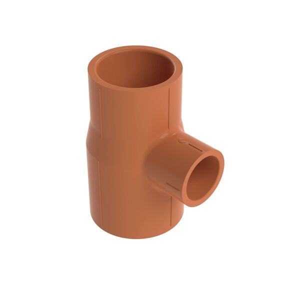 1 1/2"  x 1 1/4" CPVC reduksjons-T-rør
